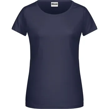 pracovní tričko James & Nicholson Tričko JN 8007 z bio bavlny, krátký rukáv, dámské COT028007k8000-fern green XS Zelená kapradina