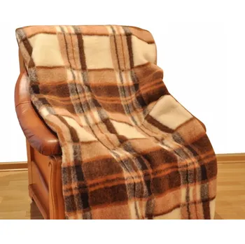 Prostěradlo Deka Nobel vlna 140 cm x 200 cm vícebarevná