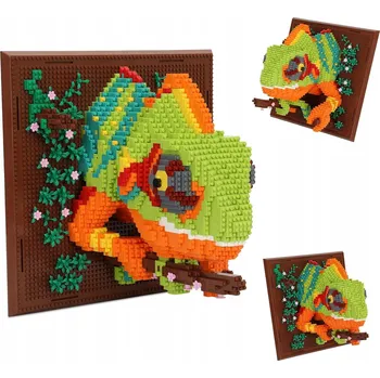 ostatní stavebnice STAVEBNICE KONSTRUKCYJNE 3D VITRÁŽ CHAMELEON 2688DÍLŮ SADA PRO DOSPĚLÉ dárek