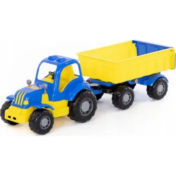 autíčko Traktor Polesie Siłacz 44952 modrý a žlutý