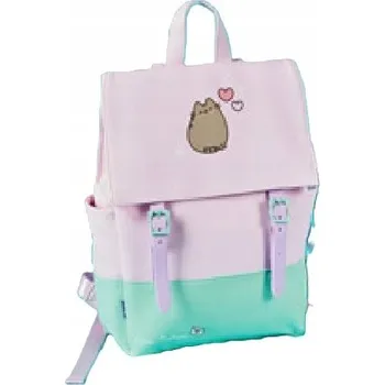 Školní batoh jednokomorový Pusheen růžový, zelený 16 l