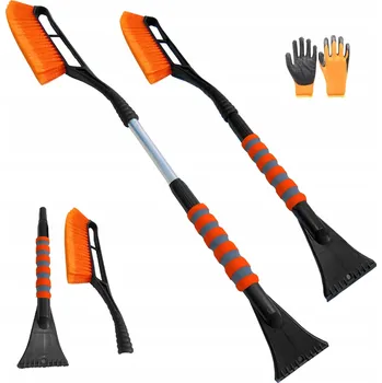 Autoškrabka JINGTOPS Škrabka na okna s teleskopickou metličkou 78-93 cm