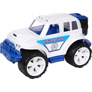 autíčko TERÉNNÍ AUTO POLICIE POLICEJNÍ VŮZ PRO DĚTI VELKÁ OTOČNÁ KOLA