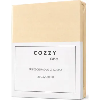 Prostěradlo Prostěradlo Jersey s gumou 200x220 cm, 25 cm kapsa, béžová písková barva