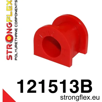Silentblok nápravy 121513B: Strongflex Silentblok předního stabilizátoru Custom Red