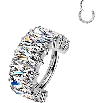 Piercing Šperky4U Segment kruh - piercing TITAN - TIT1545-08