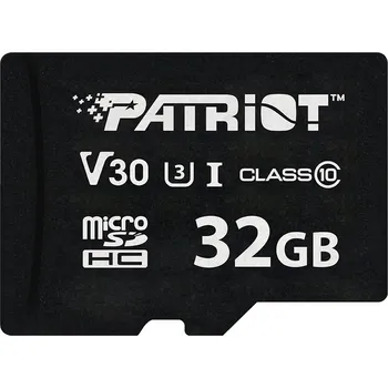Paměťová karta Patriot VX V30 U3/Micro SDHC/32GB/UHS-I U3 / Class 10