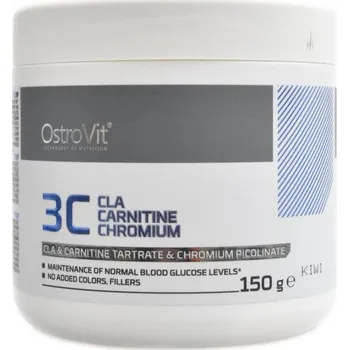 Spalovač tuku Ostrovit 3C CLA + l-carnitine + Chromium 150 g - kiwi