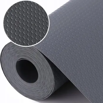 Prostěradlo OCHRANNÁ PODLOŽKA DO ZÁSUVEK SKŘÍNĚK PROTISKLUZOVÁ 500x45 cm ODOLNÁ PROTI SKVRNÁM ŠEDÁ