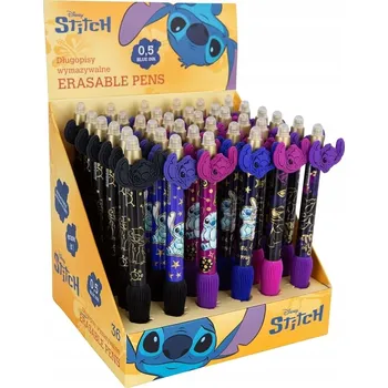 POPIS: PROPISKA S GUMOU AUTOMATICKÁ DISNEY GOLD STITCH 36 KUSŮ