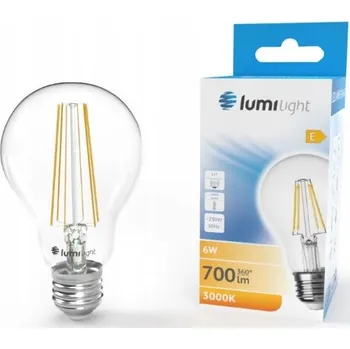 Žárovka LED ŽÁROVKA E27 6W FILAMENT RETRO DEKORATIVNÍ TEPLÁ BARVA