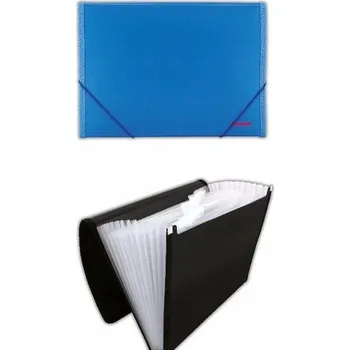 Aktovka na dokumenty AKTOVKA S 12 PŘIHRÁDKAMI PP-4302 MODRÁ PENMATE