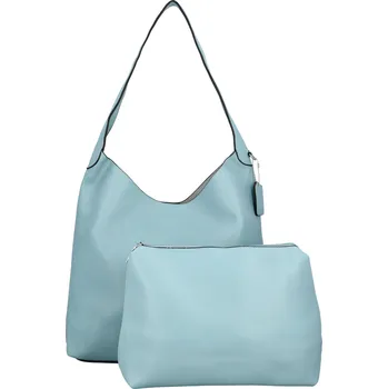 Kabelka Trendy dámská koženková kabelka na rameno Karix, světle modrá