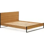 Dvoulůžková postel s roštem v přírodní barvě 160x200 cm Taiana – Kave Home ID_1588116