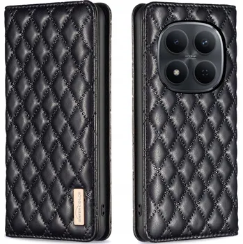 Pouzdro na mobilní telefon Flipové pouzdro BINFEN COLOR pro Xiaomi Redmi Note 15 Pro+ 5G, černé