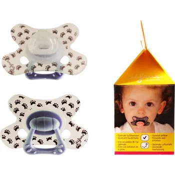 dudlíky Silikonový Dudlík Difrax kulatý 12 měsíců +