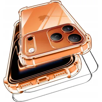 Pouzdro na mobilní telefon Zadní Kryt Shock Nakładka Na Telefon pro Apple iPhone 17 Pro bezbarvá