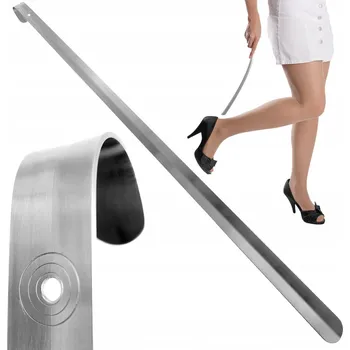 Lžíce na botu KOVOVÁ LŽÍCE NA BOTY DLOUHÁ 52 CM POLSKÝ VÝROBEK