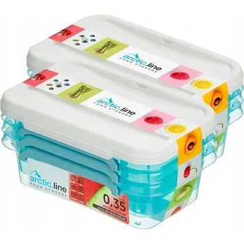 Dóza na potraviny PLASTOVÉ DÓZY NA POTRAVINY SADA 6 KUSŮ XL