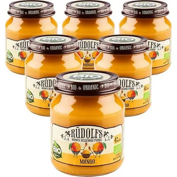 Dětská výživa Rudolfs BIO Mango 6 × 120 g