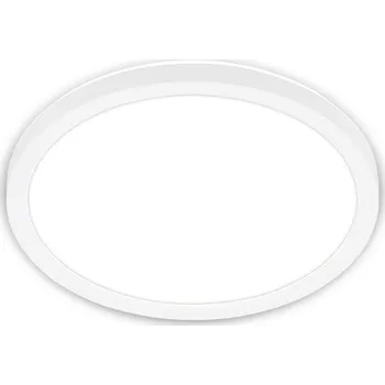 BRILONER Tava LED stropní svítidlo, ploché, přímé a nepřímé osvětlení, 1900 lm, 16 W, bílé, kruhové 24 cm - BRILO BRILO 7515416