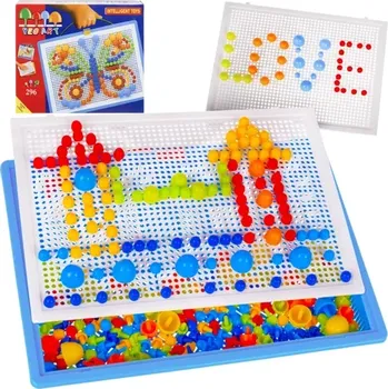 auto na autodráhu Vzdělávací mozaika pro děti - puzzle sada 296 dílků