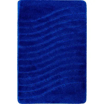 Koberec Koupelnový kobereček Sara modrý, vlny