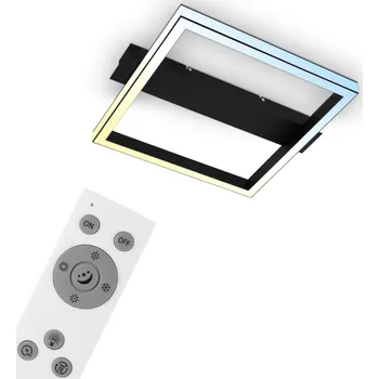 BRILONER CCT stropní svítidlo, 42 cm, 26W, 2500lm, černá - BRILO BRILO 3760015