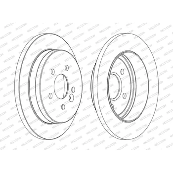 Autodíl Brzdový kotouč FERODO DDF1037C