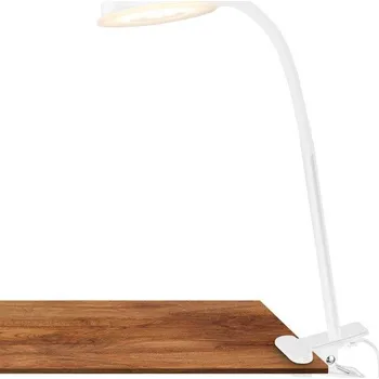 Lampička BRILONER Plegg lampička s klipsem - 3,2W, 350lm, LED, nastavitelné, bílé - BRILONER BRI 2195016