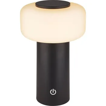 Lampička BRILONER Juna stolní lampa - 1,8W, 210lm, nabíjecí, LED, stmívatelné, dotykový vypínač, teplá bílá, antracit - BRILO BRILO 7580015