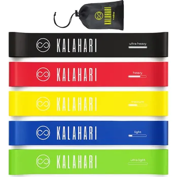 KALAHARI 4 WELLNESS Sada 5 odporových gum s eBookem NO SIZE