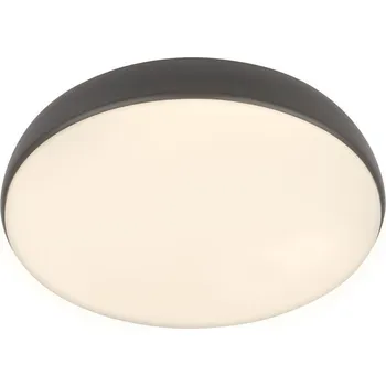 BRILONER Nikan stropní svítidlo pr.28,5 cm - 22W, 2300lm, LED, stmívatelné, CCT, dálkový ovladač, antracit - BRILO BRILO 3876015