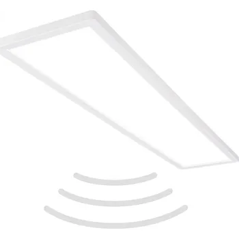 BRILONER Move LED stropní svítidlo do koupelny, přímé a nepřímé osvětlení, pohybové čidlo, bílé - BRILO BRILO 7528416