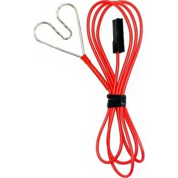 Ohradník Kabel červený připojovací k monitorovacímu zařízení pro elektrický ohradník - 300 cm,