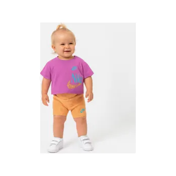 Nike kids girl wild flower boxy tee short 18M