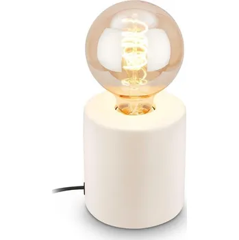 Lampička BRILONER Tubo stolní lampička - s vypínačem, E27 patice, max. 10W, bílá - BRILO BRILO 7658016