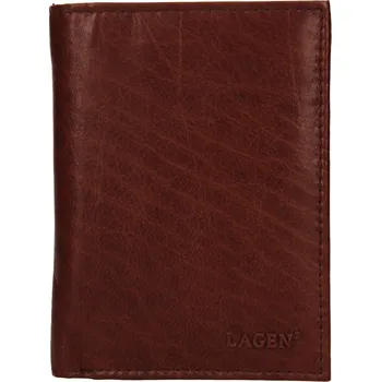 Peněženka Lagen pánská peněženka kožená V-105 - hnědá - BRN