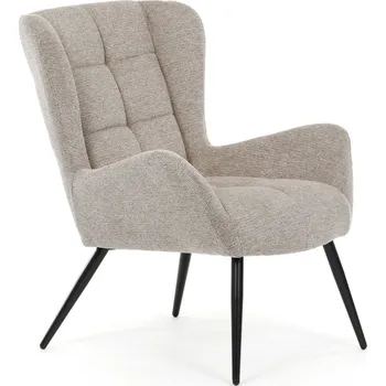 Křeslo Relaxační křeslo ušák QUEEN — látka, taupe