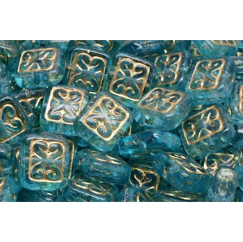 Korálek Korálky polštářek s ornamenty č.6095 (11x12mm)