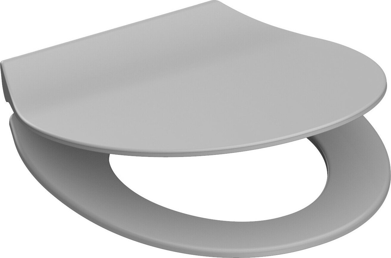 Duroplastové sedátko se zpomalovacím mechanismem SOFT-CLOSE SLIM GREY 82702