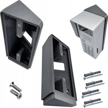 Adaptér pro montáž pod úhlem videotelefonu VIDOS S50D ŠEDÝ