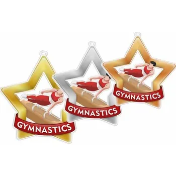 Poháry Bauer Akrylátová medaile MDASTARM30 | Gymnastika