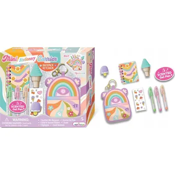 Obraz HOT FOCUS Sada miniatur s mini batůžkem květ