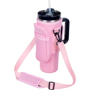 Termoska inSPORTline Přenosná taška na termohrnek 1200 ml růžová