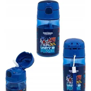 Láhev Lahev Na Pití s brčkem 400ml Transformers Astra