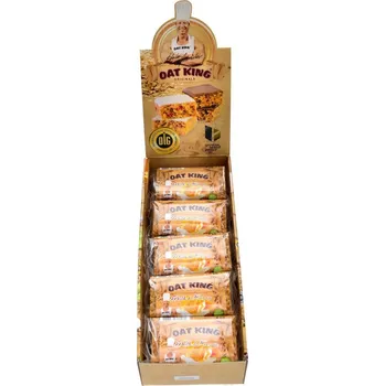 LSP nutrition Oat King Energy bar 10 x 95 g flapjack - milk and honey
