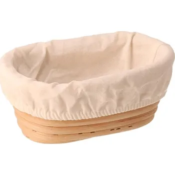 chlebník Oválná ratanová ošatka 17 x 12 x 8 cm