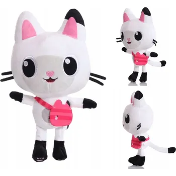 plyšák Plyšová Hračka Gábinin Kouzelný Domek Kocourek Pandík červený 60 cm