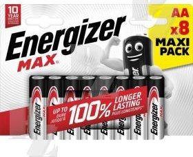 Baterie AA tužková MAX LR6 8ks, ENERGIZER